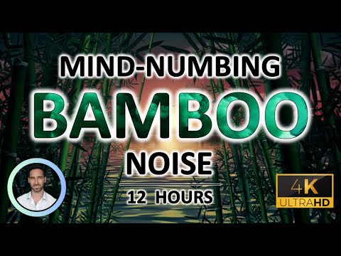 Mind-numbing Bamboo Noise | 12 Hours | Deep Sleep | Tinnitus Relief & Focus | No Mid-roll Ads