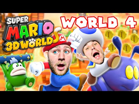 THIS WORLD HATES US! | Playing Super Mario 3D World - Part 4