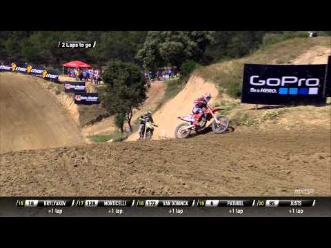 Jeffrey Herlings vs Max Anstie MXGP of Spain 2015 - motocross