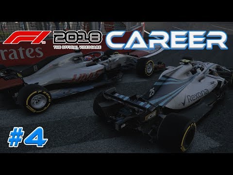 F1 2018 CAREER MODE PART 4 - AZERBAIJAN - LIGHTNING STRIKES TWICE!