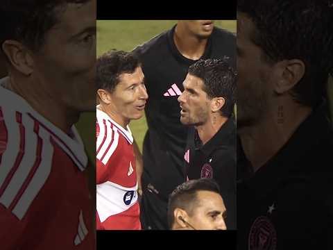 De Paul & Lewandowski Heated Argument 😳🔥 | Tensions Rise on the Pitch! ⚽#depaul #lewandowski #mls