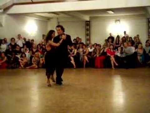  Noel Strazza  and  Tomas Howlin  are  dancing  to  the  tango  "  Danza Maligna  "