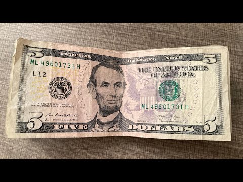 Searching $200 in $5s (ASMR?)