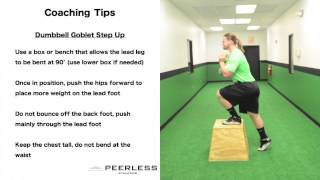 309. Dumbbell Goblet Step Up
