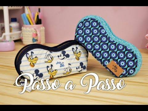 Porta Óculos 2.0 (versão com Zíper) | Passo a Passo