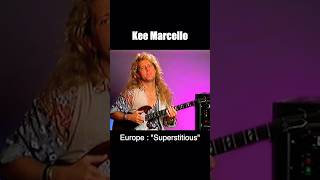 Europe: “Superstitious” solo.     #guitar