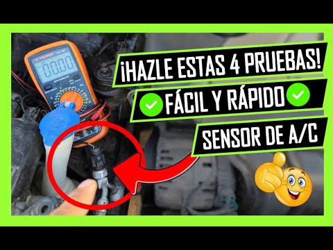 HOW TO TEST THE AIR CONDITIONING PRESSURE SENSOR ⚡️3 DEFINITIVE AND EASY TESTS⚡️