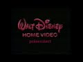 Walt Disney Home Video Presents Logo 8 EXTREMELY RARE 1987