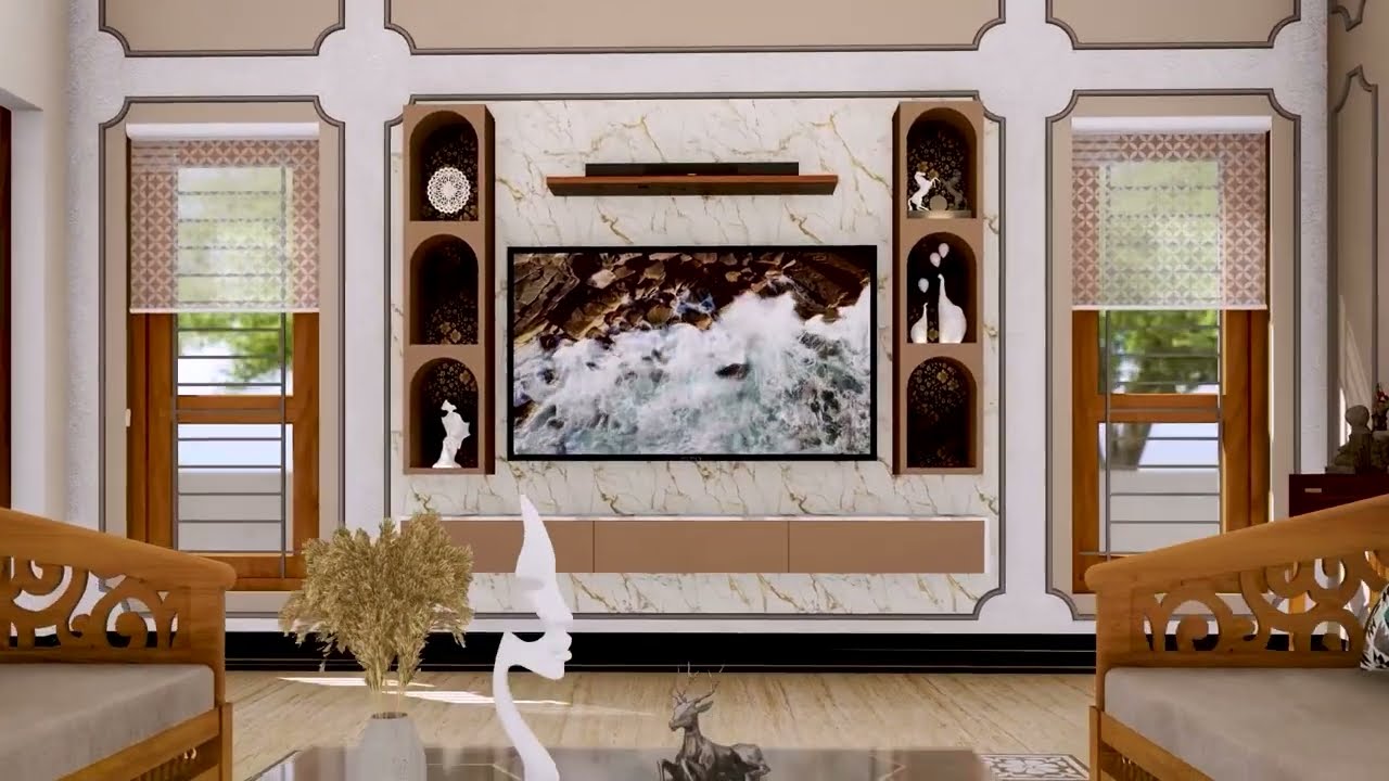 Interior Design Walkthrough for Anbarasan residence at Paravai.. Design by Lets Build Studio, Mdu.