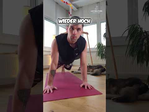 Täglicher Bewegungsimpuls: Push-ups für Anfänger | LazyDogDaily #8
