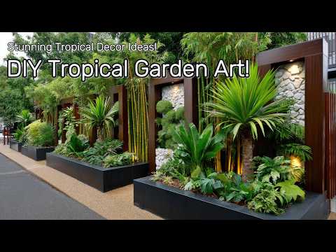 Crafting Stunning Tropical Garden Art | 2026 DIY Oasis Ideas