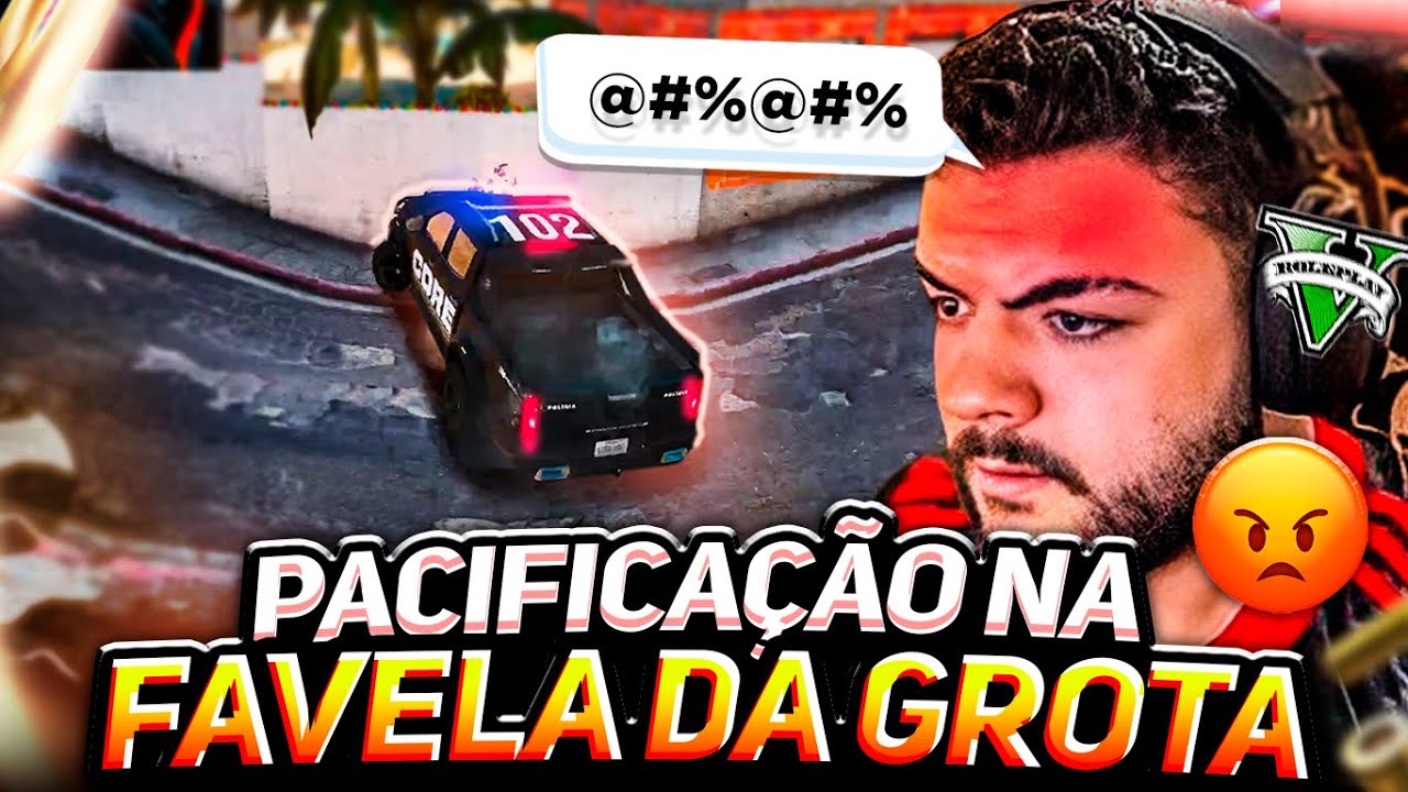 POLICIA INVADIU A FAVELA DA GROTA? - GTA RP