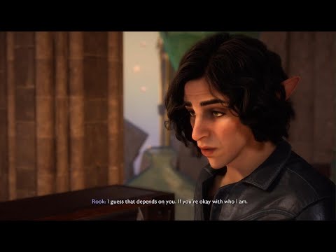 Dragon Age: The Veilguard- Davrin reacts to Rook's being trans