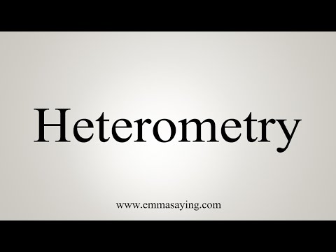 How To Say Heterometry