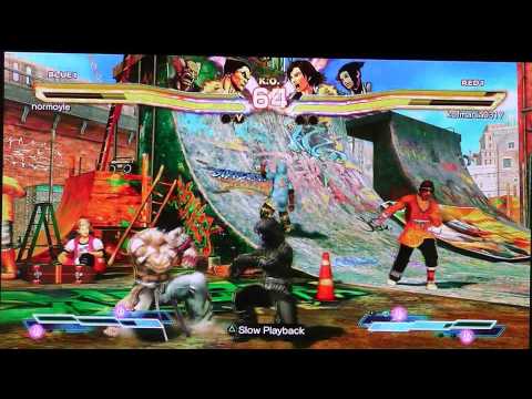 SF X TK - normoyle (Heihachi/Kazuya) vs kofmania0317 (Asuka/Juri)