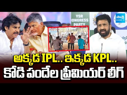 450 బరులు.. 450 కోట్లు| Kodi Pandalu Premier League In AP Says Putha Shiva Shankar Reddy | @SakshiTV
