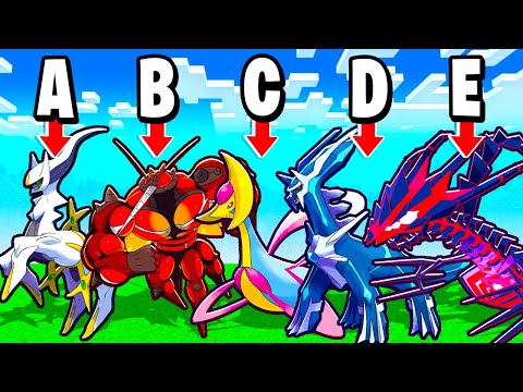 Catch the LEGENDARY Pokémon Alphabet in Pixelmon! (Minecraft)