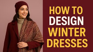 How to Design Stylish Winter Dresses | Warm & Trendy Outfit Ideas 2025Winter Fashion Guide/