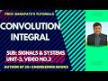 CONVOLUTION INTEGRAL