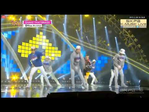 150228 AMBER 엠버 feat  Luna fx   Shake That Brass 셰이크 댓 브라스 @ Music Core