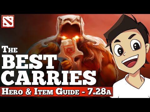 The BEST CARRIES for beginners [Dota 2 Guide - 7.28a]