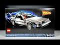 Krasses Modell Mit Schwächen LEGO Back To The Future DeLorean Zeitmaschine Set 10300 Review