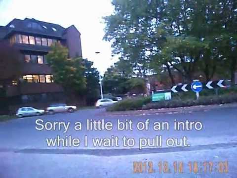 FY53JFN MGIF almost runs over a pedestrian