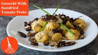Gnocchi With Sundried Tomato Pesto Cream Sauce