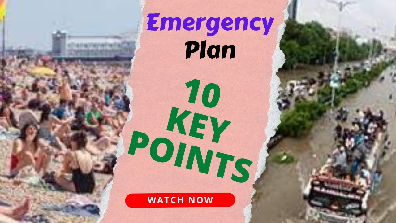 What is an emergency | 10 key elements of Emergency Plan #safety #safetyfirstlife #emergencyplan HSE