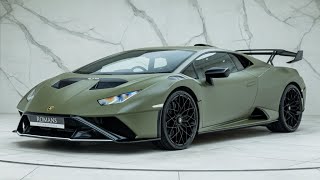 2023 Lamborghini Huracán LP640-2 STO - Matt Verde Turbine - Walkaround + Engine & Exhaust Sound