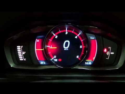 Volvo V60. Modelo 2014. Cuadro de instrumentos