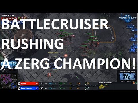 Starcraft 2 - TvZ - BATTLECRUISER RUSH! - uThermal vs Serral on Acid Plant