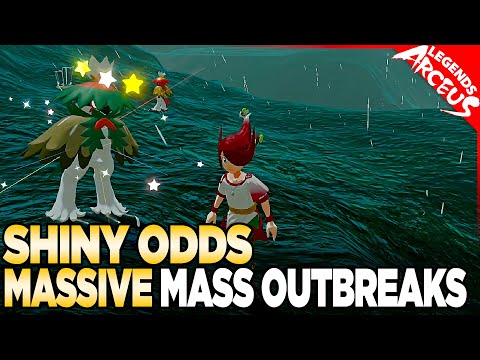 Should You Update? Massive Mass Outbreak Shiny Odds - Pokemon Legends Arceus V1.1