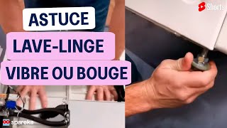 Astuces pour les lave linge qui vibrent ou bougent 😉 #tutorial #tips #vibration #lavelinge