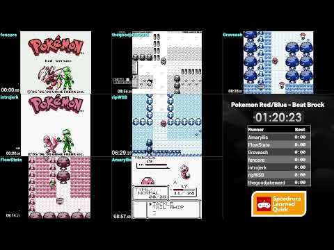 Pokemon Red/Blue Beat Brock Tournament [Feb 2023]
