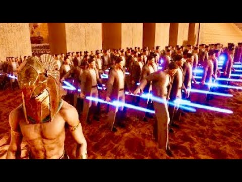 21,000 LASER KNIGHTS & SPECIAL FORCES INVADE THE CITY vs 2,000,000 EGYPTIAN WARRIORS | UEBS 2