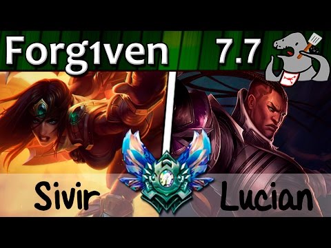 Forg1ven - Sivir/Nami vs Lucian/Thresh - ADC - Diamond S7 | 25