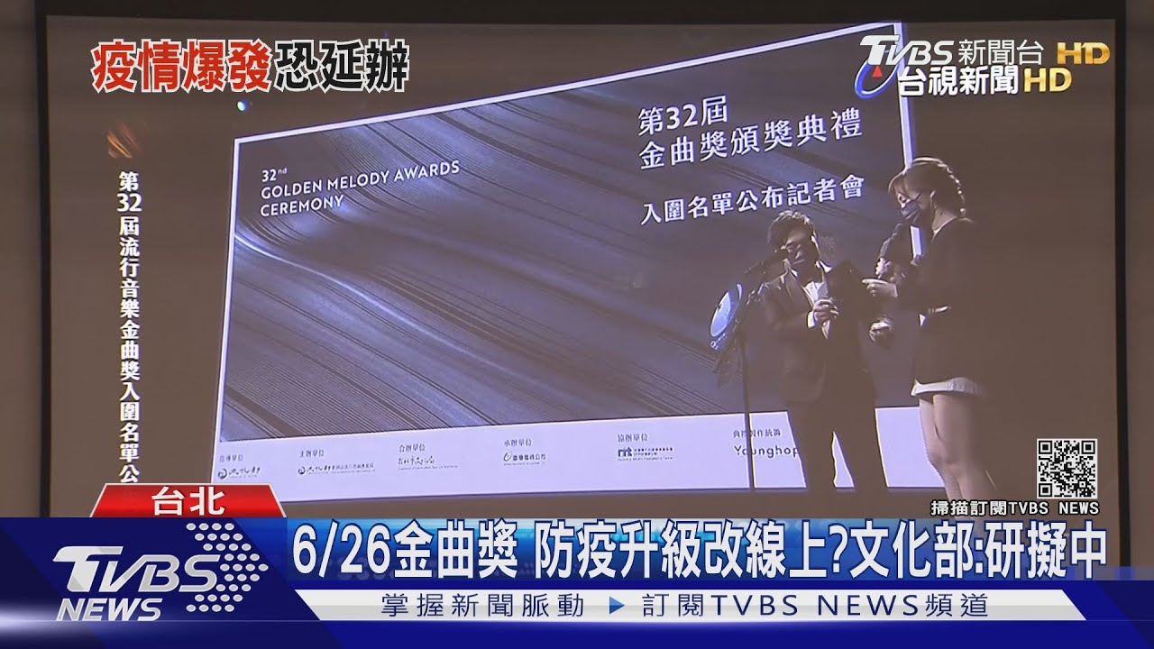 疫情警戒升二級!金曲入圍記者會採媒體分流 不排除典禮延期