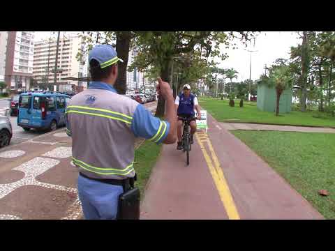 CET faz ação educativa aos ciclistas