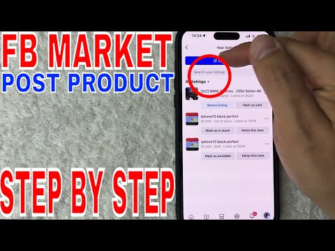 ✅  How To Post A Product On Facebook Marketplace 🔴