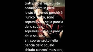 Salmo-nella pancia dello squalo testo