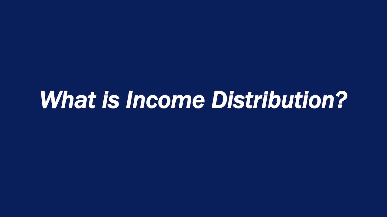 What is Income Distribution