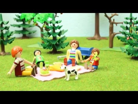 Picknick im Wald Playmobil Film seratus1 stop motion