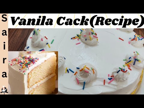 Vanilla Cake Recipe | Most Soft & Fluffy Sponge | How to Prepare Cake Without Oven