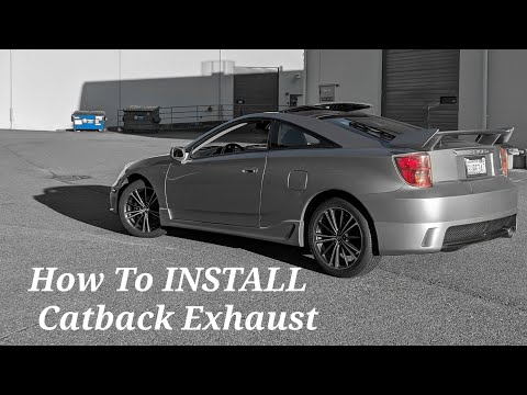MITCH DORE | How To Install CatBack Exhaust System Celica 00-05