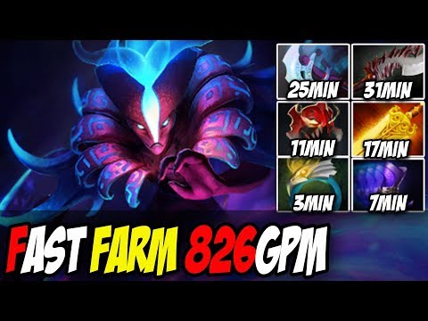 Dota 2 [Spectre] How to Fast Farm 826GPM With 25Kills By Paparazi | Divine Top Rank Pro | Full Game