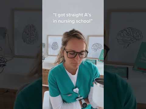 "I got straight A's in nursing school..." 😅 #shorts #nclex #nursingnotes #RN #bsn #finalsweek