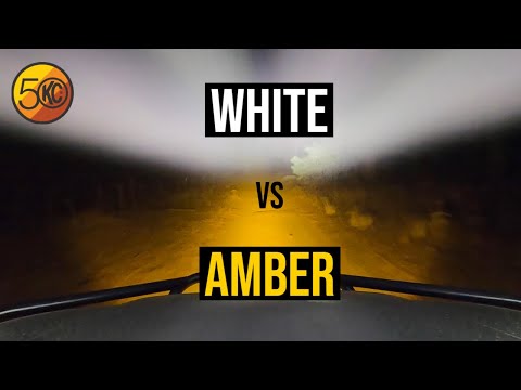 KC HiLiTES® on Amber vs. White Off-Road Lights - Which is Best for You?