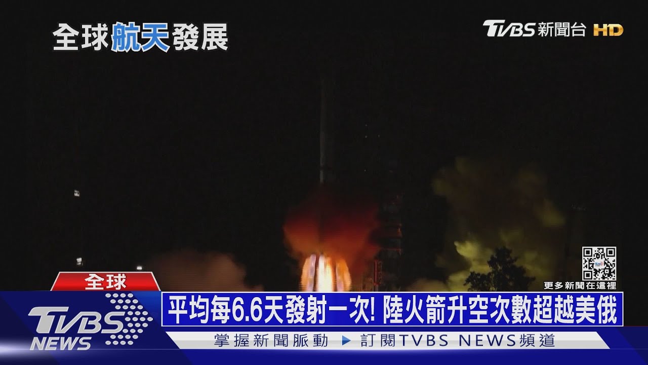平均每6.6天發射一次！　陸火箭升空次數超越美俄