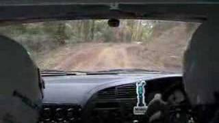 Mt Slide - in car with Brenton Kaitler - 2006 Rally of Melb